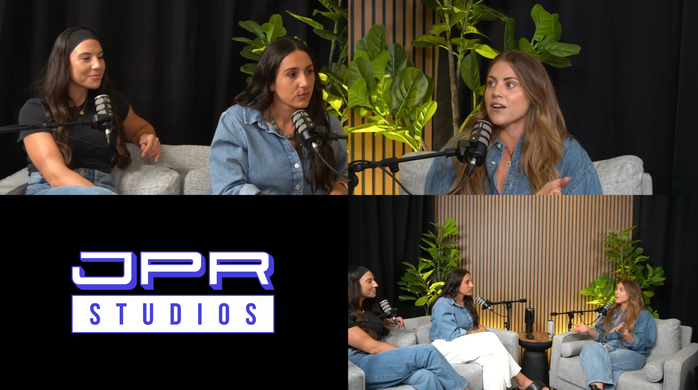 Multi-camera podcast episode edited by JPR Studios