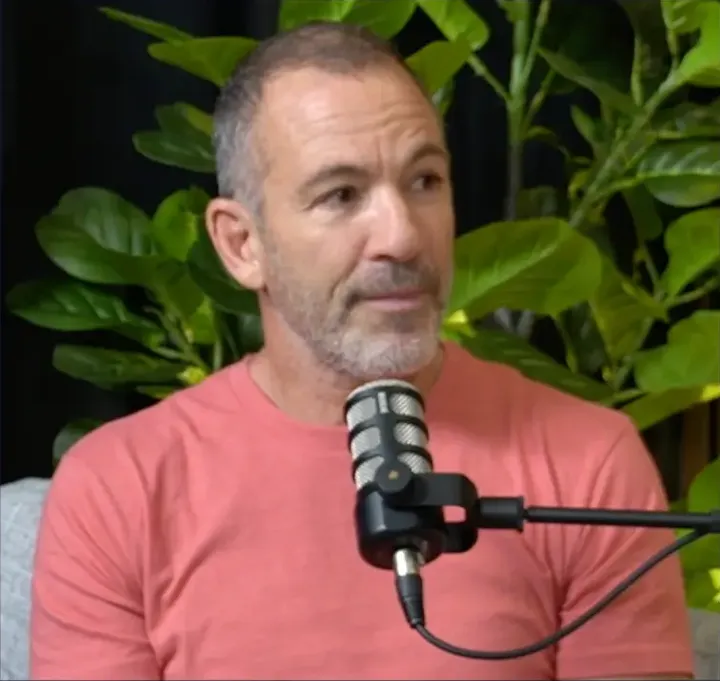 Bryan Callen recording a podcast at JPR Studios