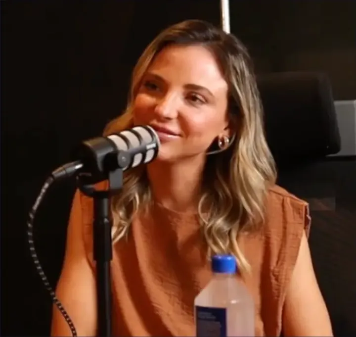 Dani Austin recording a podcast at JPR Studios